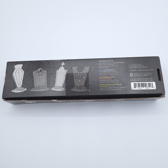 Basin Fresh Disney Nightmare Before Christmas Shower Bomb Collection 4 Pack New - Picture 3 of 10